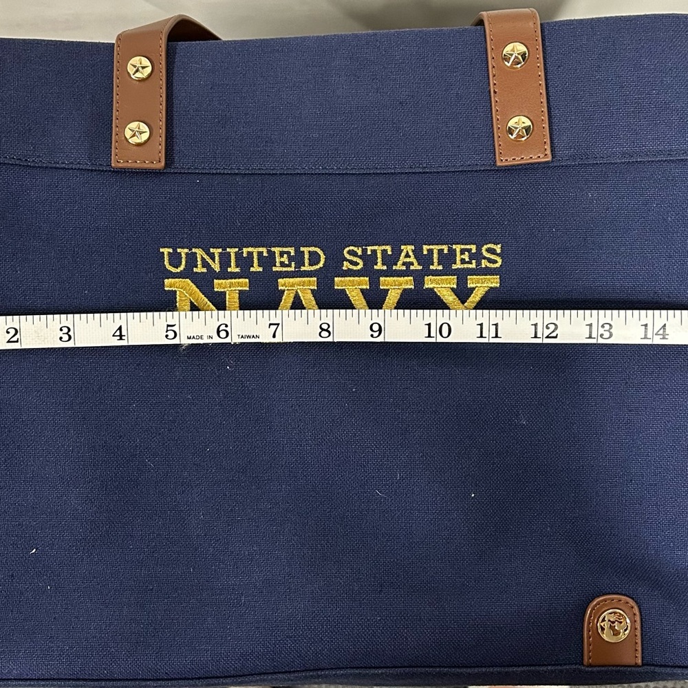 U. S. Navy and Brown Shoulder Bag - Picture 8 of 10